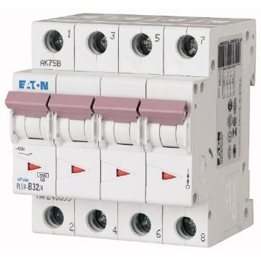 PLS4-C32/4 INT. MT 4,5KA 4P C 32A - EATON 243425 product photo Photo 01 3XL