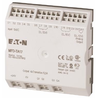 MFD-TA17 MODULO 16DI, 4DO A TRANSISTOR, 1AO - EATON 265256 product photo Photo 01 3XL