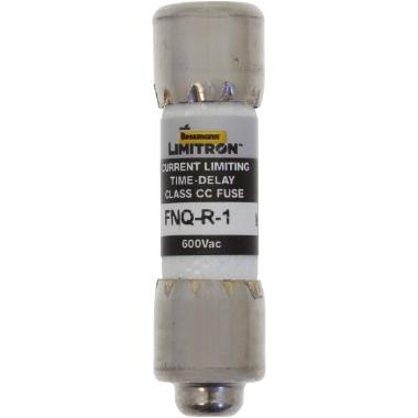 Cartuccia fusibile, Bassa tensione, 1 A, AC 600 V, 200 kA, 10 x 38 mm, 13⁄32 x 1-1⁄2 inch, CC, UL, a prova di errore, ritardato - EATON FNQ/R/1 product photo Photo 01 3XL