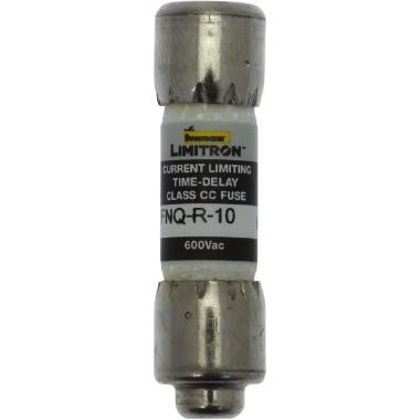 Cartuccia fusibile, Bassa tensione, 10 A, AC 600 V, 200 kA, 10 x 38 mm, 13⁄32 x 1-1⁄2 inch, CC, UL, a prova di errore, ritardato - EATON FNQ/R/10 product photo Photo 01 3XL