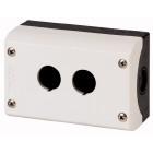 M22-I2 CUSTODIA 2 FORI, NERO /GRIGIO - EATON 216537 - EATON 216537 - EATON 216537 product photo