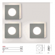 999 LAMP.PAR.PUNTO C/L - EGOLUCE 4269/61 product photo