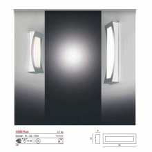 LAMP. PAR. SAIL 65 2X24W T5 - EGOLUCE 4300/40 product photo