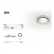 FARETTO ZEN CROMATO - EGOLUCE 6251/31 product photo