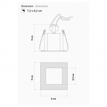 FARETTO EDY CROMATO 230V   +PQ - EGOLUCE 6302/31 product photo