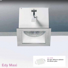 VETRO SAT. X 6300/1/5C/MOLLE - EGOLUCE EIT80X80RIC product photo