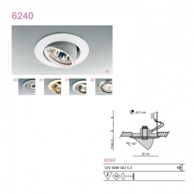 FARETTO NIKEL OPACO - EGOLUCE 6240.32 product photo Photo 01 3XL