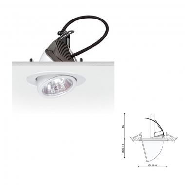 FARETTO MINIKORNO 35/70W G8,5 - EGOLUCE 6333/03 product photo Photo 01 3XL