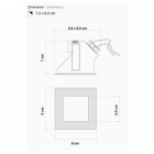 FARETTO EDY 45? CROMATO    12V - EGOLUCE 6301/31 product photo