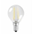 LAMPADA SFERA LED TRASPARENTE 4W E14 470 LUMEN 3000 KELVIN - ELERGY SFERALEDTR4WE14/3K product photo Photo 01 2XS