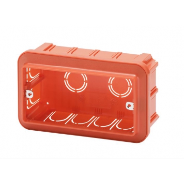 SCATOLA RETTANGOLARE DA INCASSO CON INSERTI ALLUMINIO 4 POSTI - ELERGY 24404E product photo Photo 01 3XL