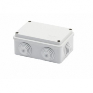 CASSETTA DERIVAZIONE CON PASSACAVI COPERCHIO A  VITE 120X80X65MM IP55 - ELERGY 4005 product photo Photo 01 3XL