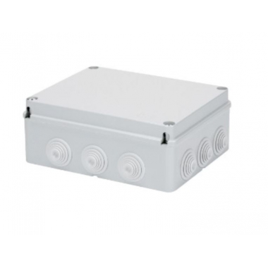 CASSETTA DERIVAZIONE CON PASSACAVI COPERCHIO A  VITE 240X190X90MM IP55 - ELERGY 4008 product photo Photo 01 3XL