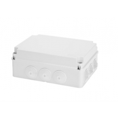 CASSETTA DERIVAZIONE CON PASSACAVI CON COPERCHIO A VITE 310X240X120MM IP55 - ELERGY 4009 product photo Photo 01 3XL