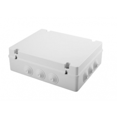 CASSETTA DERIVAZIONE CON PASSACAVI COPERCHIO A VITE 380X300X120MM IP55 - ELERGY 4010 product photo Photo 01 3XL