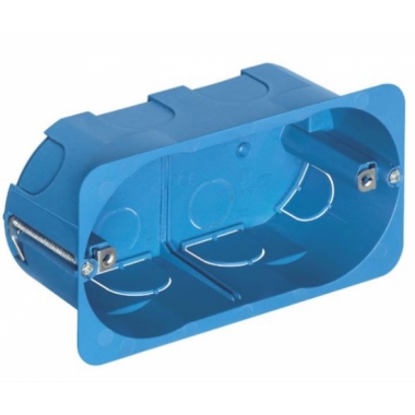 SCATOLA RETTANGOLARE PER PARETI LEGGERE 137X72X50MM 4 POSTI - ELERGY 4404 product photo Photo 01 3XL