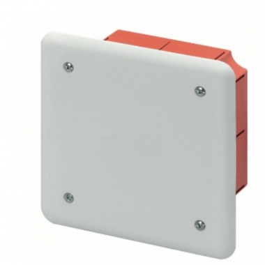 CASSETTA DERIVAZIONE INCASSO CON COPERCHIO 92X92X45MM - ELERGY 8001 product photo Photo 01 3XL