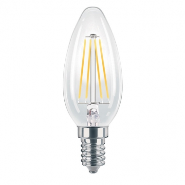 LAMPADA OLIVA LED TRASP.4W E14 470LM 2700K - ELERGY OLILEDTR4WE142,7 product photo Photo 01 3XL