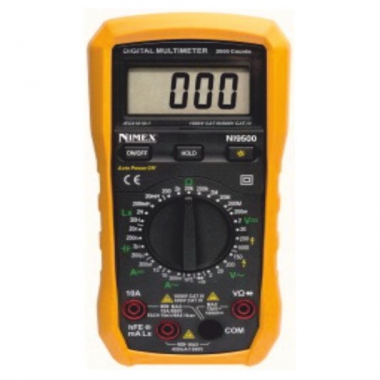 MULTIMETRO AUT. 3 1/2 DIG. +NE - ELCART 090921000 product photo Photo 01 3XL