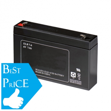 BATTERIA RIC.PIOMBO  6V  7 +NE - ELCART 300451100 product photo Photo 02 3XL