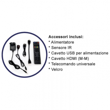 RICEVITORE HDMI STICKER DIGITALE TERRESTRE DVB-T2 - ELCART 554565500 product photo Photo 02 3XL