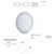 TONDO25 OPALE 230V 25W 300 -VE - PLAYLED DL160TC/D product photo Photo 01 2XS