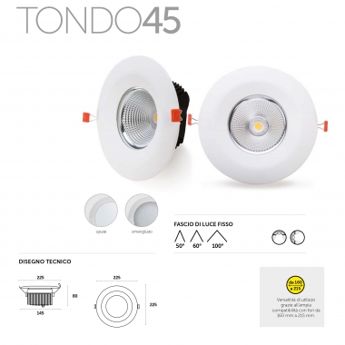 TONDO45 TRASPARENTE 230V 45W 3 - PLAYLED DL45CTR product photo Photo 01 3XL