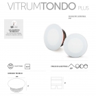 VITRUM TONDO OPALE CART IP67 12V RGB - PLAYLED SPO12LRGB product photo