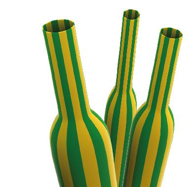 Guaina termorestringente giallo/verde in bobina 2:1 a basso spessore per diametro cavo 22,8-34,2mm - ETELEC GTGV-38/19 product photo Photo 03 3XL