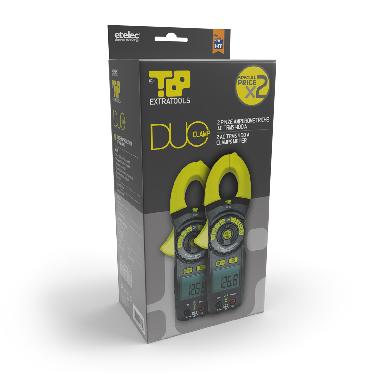 KIT DUE PINZE AMPEROMETRICHE MOD. TE0310 - ETELEC KS04 product photo Photo 01 3XL