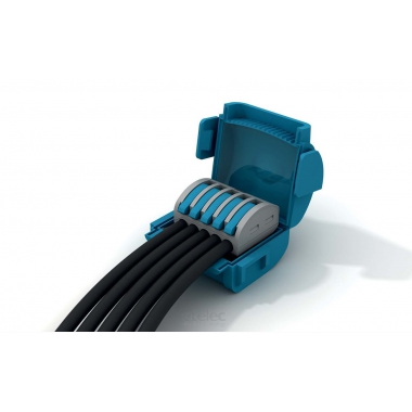 DISPOSITIVO DI CONNESSIONE AD ISOLAMENTO IN GEL IN BLISTER SHELLBOX 215 MINI BOX+MORS. A 5 LEVE 1 KV - ETELEC MJB215 product photo Photo 02 3XL