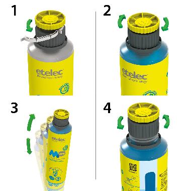 GEL RIEMPITIVO BI COMPONENTE 600ML MONO FLACONE MP-ONE - ETELEC MP106 product photo Photo 04 3XL