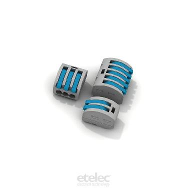 CONNETTORE ISOLATO A LEVE A 5 VIE 0.6/1KV SPRING BOX - ETELEC SBOX5 product photo Photo 04 3XL