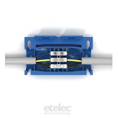 GIUNTO AD ISOLAMENTO IN GEL SILICONICO X CONNESSIONE LINEA CAVI MULTIPOLARI BASSA TENSIONE - ETELEC SHARK325 product photo Photo 02 3XL