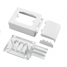 SCATOLA PARETE 83.5 PER CANALE EC20001 70X20 PLASTICA BIANCO 3 MODULI - ELETTROCANALI EC20011 product photo