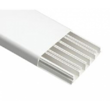 CANALE A BATTISCOPA E CORNICE 130X28 BIANCO - ELETTROCANALI EC20201 product photo