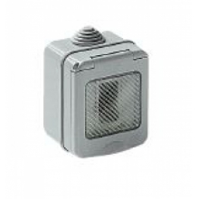 CONTENITORE PARETE IP55 1 POSTO PER SERIE GEWISS SISTEM O BTICINO MAGIC - ELETTROCANALI EC310A1 product photo