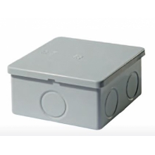 SCATOLA DERIVAZIONE DA PARETE IP44 80X80X40 - ELETTROCANALI EC400C3 product photo