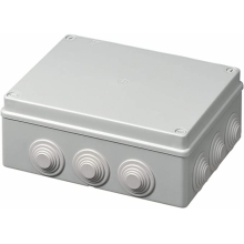 SCATOLA DI DERIVAZIONE DA PARETE IP55 240X190X90 - ELETTROCANALI EC400C7 product photo