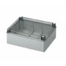 CASSETTA DA PARETE IP56 PARETI LISCE COPERCHIO TRASPARENTE 240X190X90 - ELETTROCANALI EC420C7 product photo