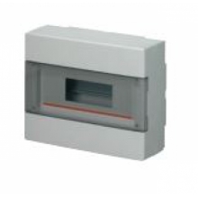 CENTRALINO DA PARETE IP40 PORTELLA TRASPARENTE 12 MODULI GRIGIO - ELETTROCANALI EC60012 product photo