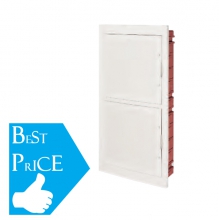 CENTRALINO INCASSO IP40 PORTA BIANCA 72 MODULI EC6 - ELETTROCANALI EC63072C product photo