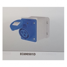 PRESA BASE DIRITTA IP44 220V 2P+T16A - ELETTROCANALI EC690501D product photo