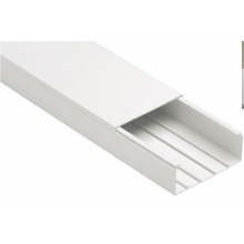 CANALE PORTACAVI CON COPERCHIO 150X60 BIANCO BARRA 2 METRI - ELETTROCANALI ECCP15060B product photo