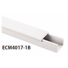 MINICANALE COPERCHIO FRONTALE 40X17 BIANCO BARRA 2 METRI - ELETTROCANALI ECMC4017/1B product photo