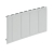 TAPPO 4,5 MODULI PER BARRA DIN BIANCO - ELETTROCANALI EC600TCB product photo Photo 01 2XS