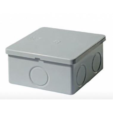 SCATOLA DERIVAZIONE DA PARETE IP44 80X80X40 - ELETTROCANALI EC400C3 product photo Photo 01 3XL