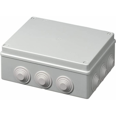 SCATOLA DI DERIVAZIONE DA PARETE IP55 240X190X90 - ELETTROCANALI EC400C7 product photo Photo 01 3XL