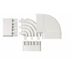 ANGOLO PIANO VARIABILE PER CANALA EC20001 70X20 PLASTICA BIANCO - ELETTROCANALI EC20005 product photo