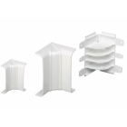 ANGOLO INTERNO VARIABILE BIANCO PER CANALE A BATTISCOPA EC20201 - ELETTROCANALI EC20203 product photo